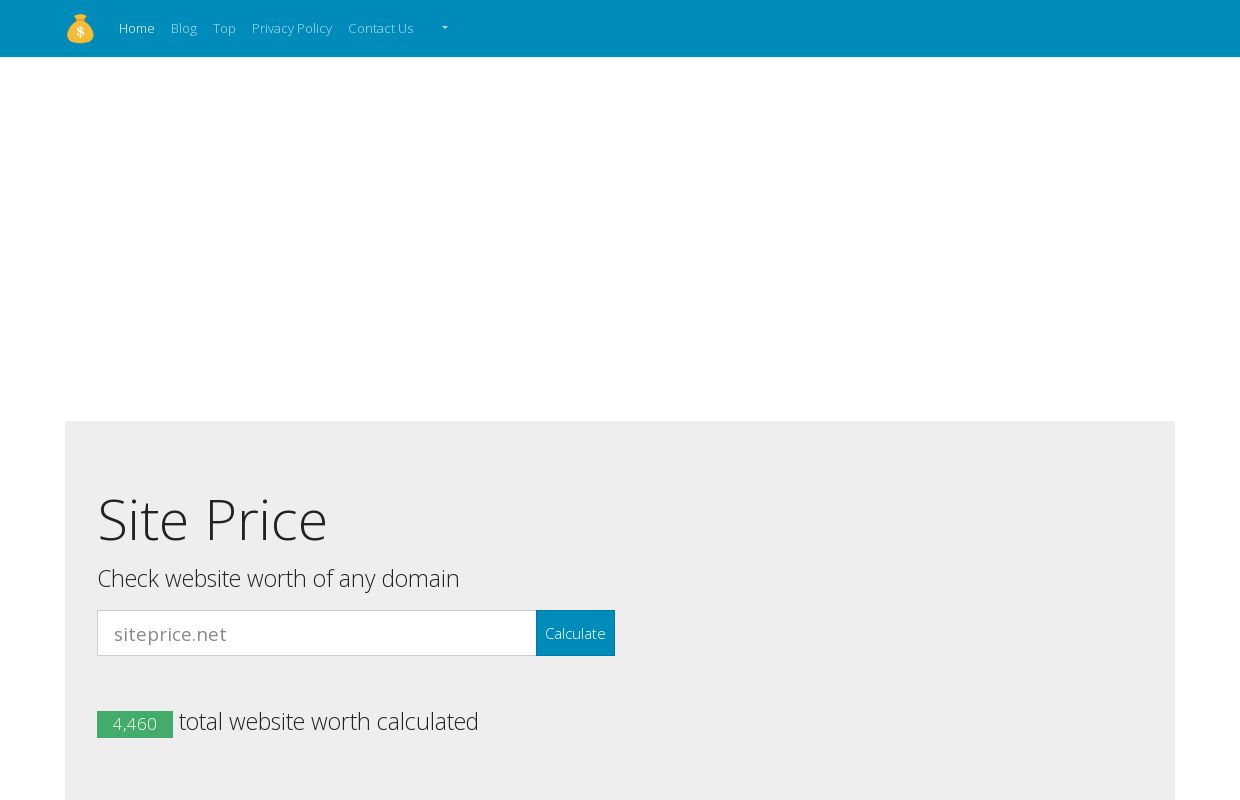 Site Price - Website Worth Calculator